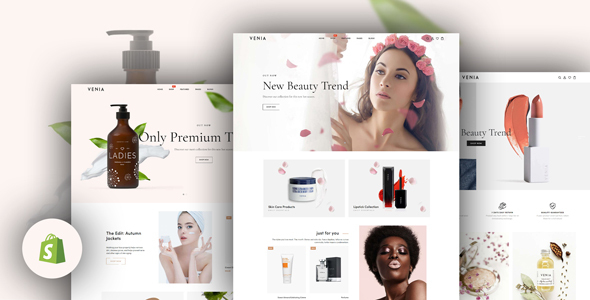 Venia – Beauty & Cosmetics Shop Responsive Shopify Theme