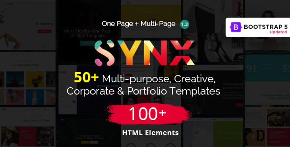 Synx – One Page Parallax