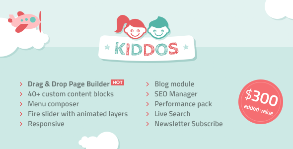 Kiddos Shop – Hand Crafted Kids Store OpenCart Theme