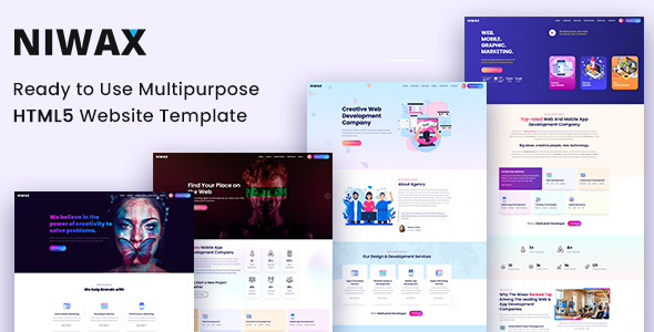 Niwax – Creative Agency & Portfolio HTML Template
