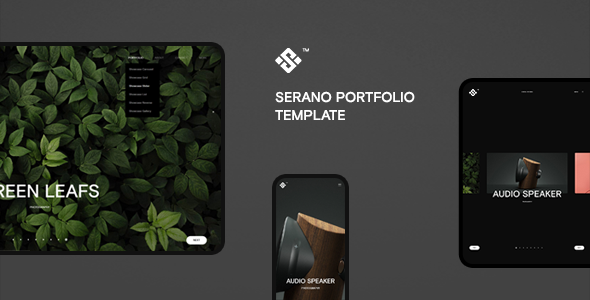 Serano – Creative Portfolio HTML Template