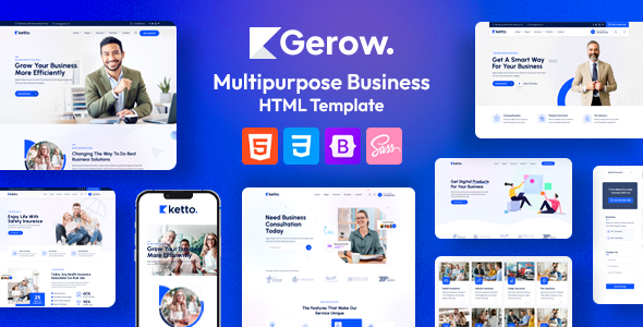 Gerow – Business Consulting HTML Template