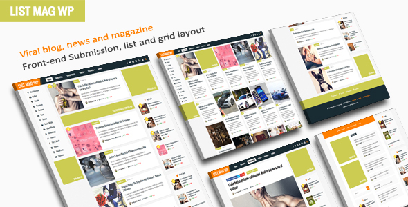List Mag WP – A Responsive WordPress Blog Theme