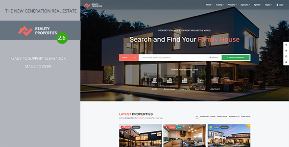 Reality – Estate Multipurpose WordPress Theme