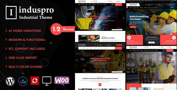 Induspro – Factory and Industrial WordPress Theme
