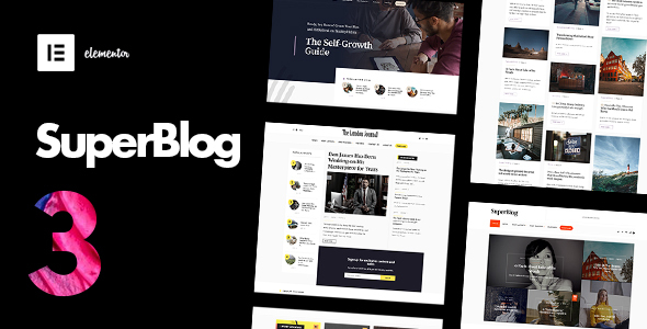 SuperBlog – Powerful Blog & Magazine WordPress Theme