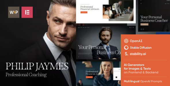 PJ – Life & Business Coaching WordPress Theme