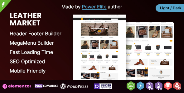 Leather Market WP – WooCommerce Responsive Theme