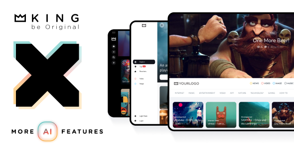 King – Viral Magazine News WordPress Theme