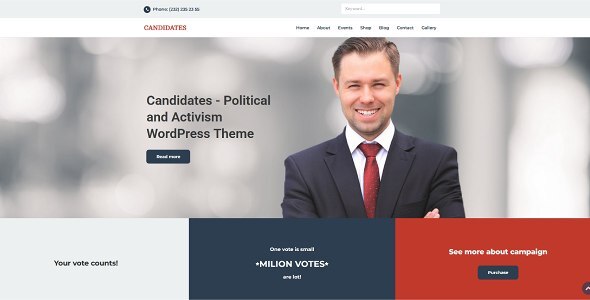 Candidates – Political and Activism WordPress Theme