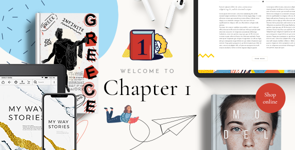 ChapterOne – Bookstore and Publisher WordPress Theme