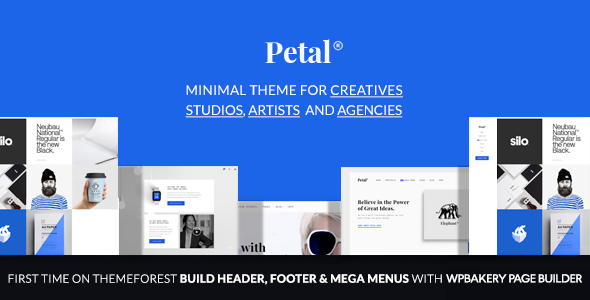 Petal – Creative Portfolio for Freelancer and Agency WordPress Theme