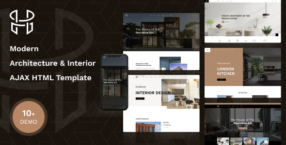 Hellix – Modern Architecture & Interior AJAX HTML Template by ...