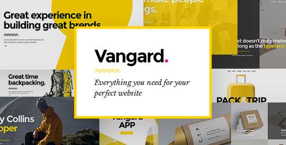 Vangard – A WordPress Theme for Freelancers and Agencies