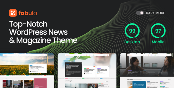 Fabula – News & Magazine WordPress Theme
