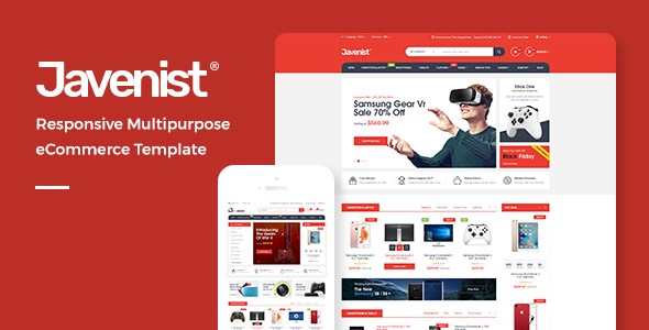 eCommerce HTML Template – Javenist RTL