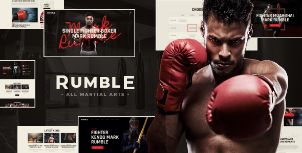 Rumble – Boxing & Martial Arts Fighting MMA Theme
