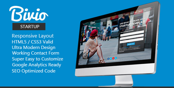 Bivio – Startup Responsive HTML5 Template