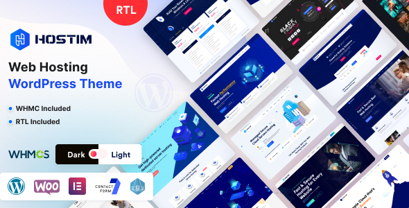 Hostim – Web Hosting WordPress Theme with WHMCS