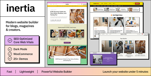 Inertia – Multipurpose Blog & Magazine WordPress Theme