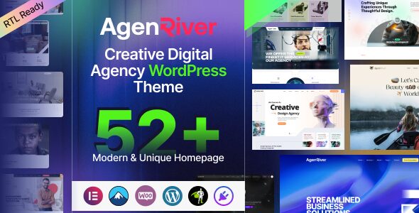 AgenRiver – Digital Agency WordPress