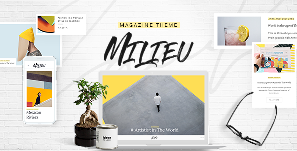 Milieu – Art, Style and Culture Magazine WordPress Theme