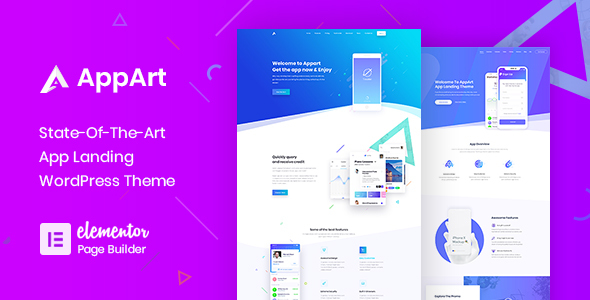 AppArt – Creative WordPress Theme For Apps Saas