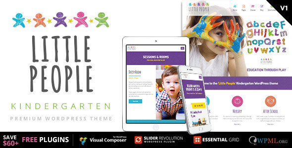 Little People – Kindergarten WordPress Theme for PreScool