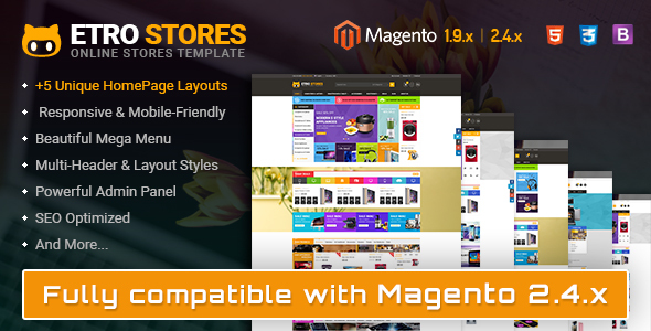 Etrostore – Multipurpose Responsive Magento 2 and 1 Theme