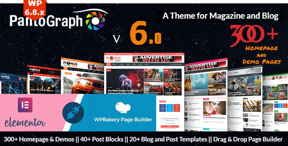 PantoGraph – Newspaper Magazine Theme