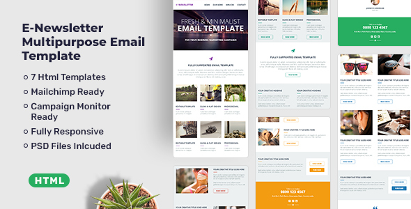 E-Newsletter – Multipurpose  Email Template