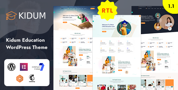 Kidum – LMS & Education WordPress Theme