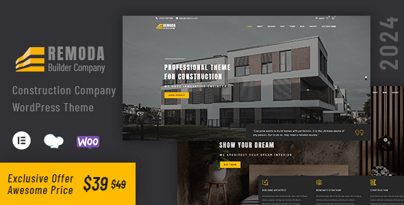 Remoda – Construction WordPress Theme