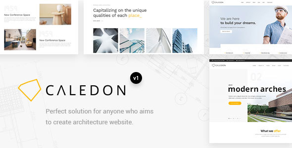 Caledon – Modern WordPress Theme For Architecture & Interior Companies