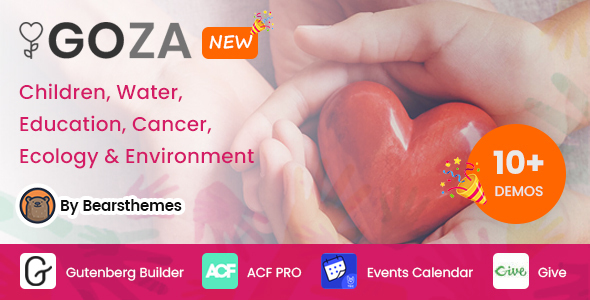 Goza – Nonprofit Charity WordPress Theme