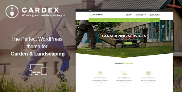 Gardex – Landscaping & Gardening WordPress Theme