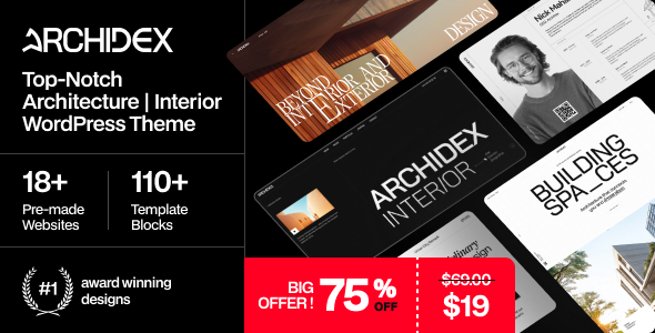 Archidex – Architecture Interior WordPress Theme