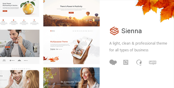 Sienna – Professional Business WordPress Theme