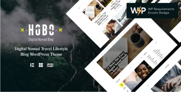 Hobo – Travel Blog & Digital Nomad Lifestyle WordPress Theme