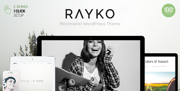 Rayko – Minimal Multi-Concept WordPress Theme