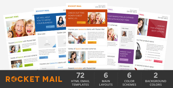 Rocket Mail – Clean & Modern Email Template