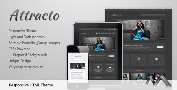 Attracto – HTML Responsive Template