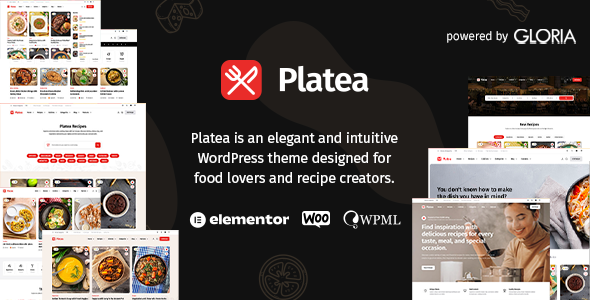 Platea – Recipe WordPress Theme