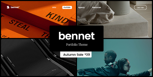 Bennet – Creative Portfolio WordPress Theme