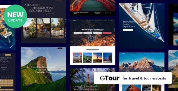 Grand Tour – Travel Agency WordPress