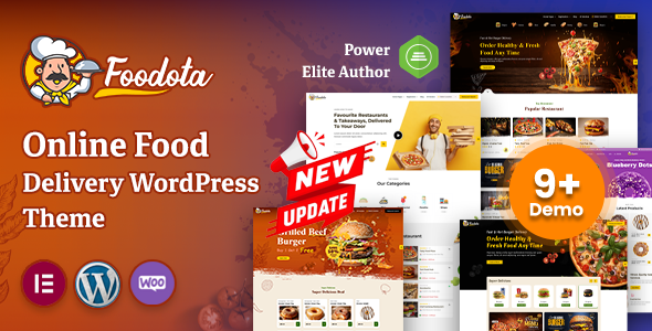 Foodota – Online Food Delivery WordPress Theme