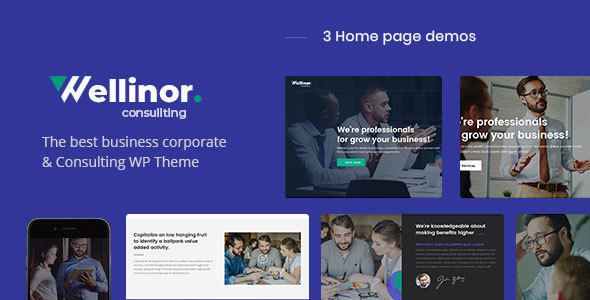 Wellinor – Business Consulting WordPress Theme
