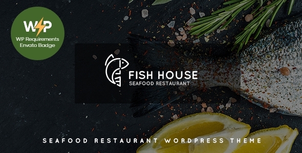 Fish House – A Stylish Seafood Restaurant / Cafe / Bar WordPress Theme