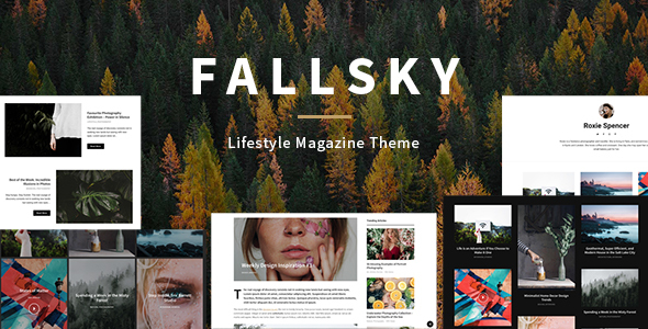 Fallsky – Lifestyle Magazine Theme with Shop