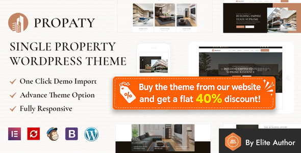 Propaty – Single Property WordPress Theme + RTL Ready